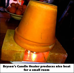 Homemade Candle Heater - Alternitive Heat for a Small Room
