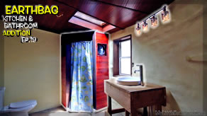 Working Bathroom,  Stucco & Wedding!  | Kitchen & Bathroom Earthbag Add-on Ep19 | WP