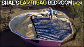 Roofing & Tree Painting!  | Shae's Earthbag Bedroom Ep24 | Weekly Peek