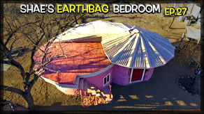 building constuction for an underground earthbag building