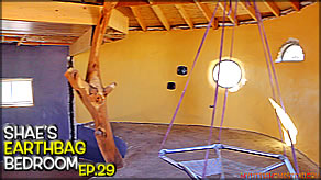 Skylight Construction & Interior Paint  | Shae's Earthbag Bedroom Ep29 | Weekly Peek