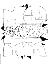 Chime Time Coloring Page
