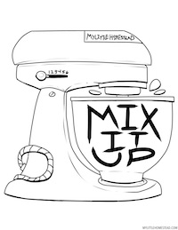 Mix It Up Coloring Page