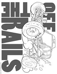 Off The Rails Coloring Page