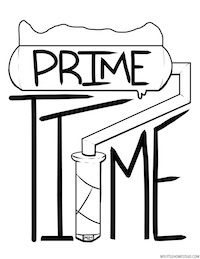 Prime Time Coloring Page