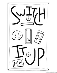 Switch It Up Coloring Page