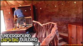 Weekly Peek | Underground Earthbag Building Ep 33 | Some Upstairs Finishing Touches