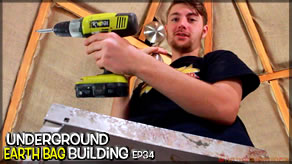 Weekly Peek | Underground Earthbag Building Ep 34 | Tying Up Some Loose Ends