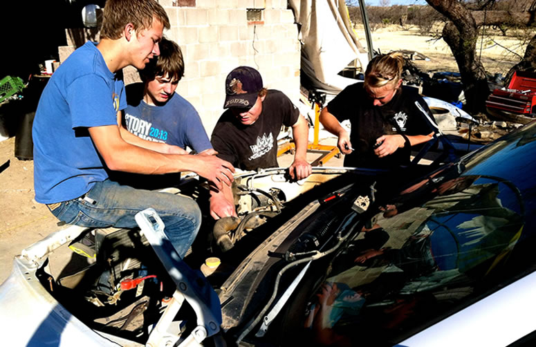 Removing engine from 1500 Dodge Truck