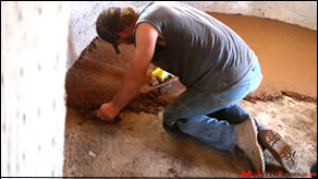 Earthbag Homes - How to Install Earthen - Cob Floor