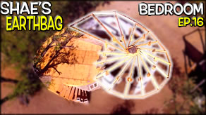 Reciprocal Roof Construction Frame & Well Update  | Shae's Earthbag Bedroom Ep16 | Weekly Peek