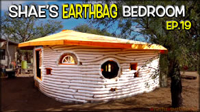 Reciprocal Roof Sheeting Construction Complete! | Shae's Earthbag Bedroom Ep18 | Weekly Peek