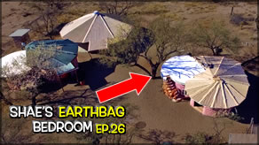 Roofing & Dragon Rocket Stove Review  | Shae's Earthbag Bedroom Ep26 | Weekly Peek