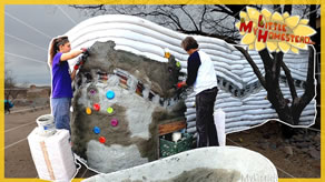 Earthbag Outdoor Shower Bags Done & DIY Welding Table | Weekly Peek Ep275