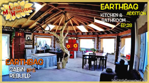 Ceiling Take Down & Top of Cabin Walls | Earthbag Kitchen & Bath Ep28| Cabin Ep5