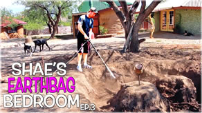 Pressure Washer Digging | Shae's Earthbag Bedroom Ep3 | Weekly Peek