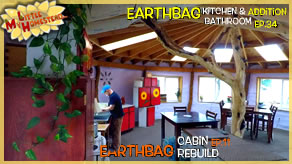 Interior Paint, Roofing & Making Bathroom Cabinets | Earthbag Kitchen & Bath Ep34| Cabin Ep11