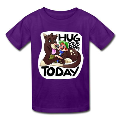 Hug Your Dog Today Design