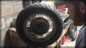 How To Balance a Motorcycle Tire | No Fancy Tools | Cheep And Esey 
