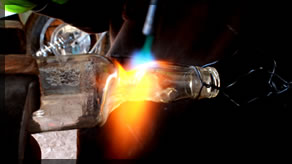 Attempting to Make a Glass Tube out of a Glass Bottle! | Melting Glass with a Propane Torch?