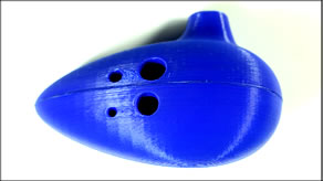 3D Printed Ocarina Wind Instrument! [Thingiverse Print Review]