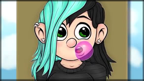 Speed Art of @TweetingKrista's Cartoon Profile!